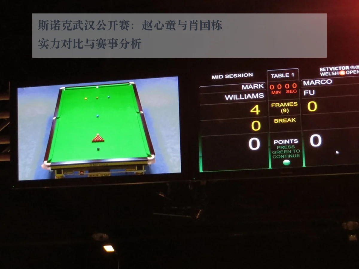 斯诺克武汉公开赛:赵心童与肖国栋实力对比与赛事分析